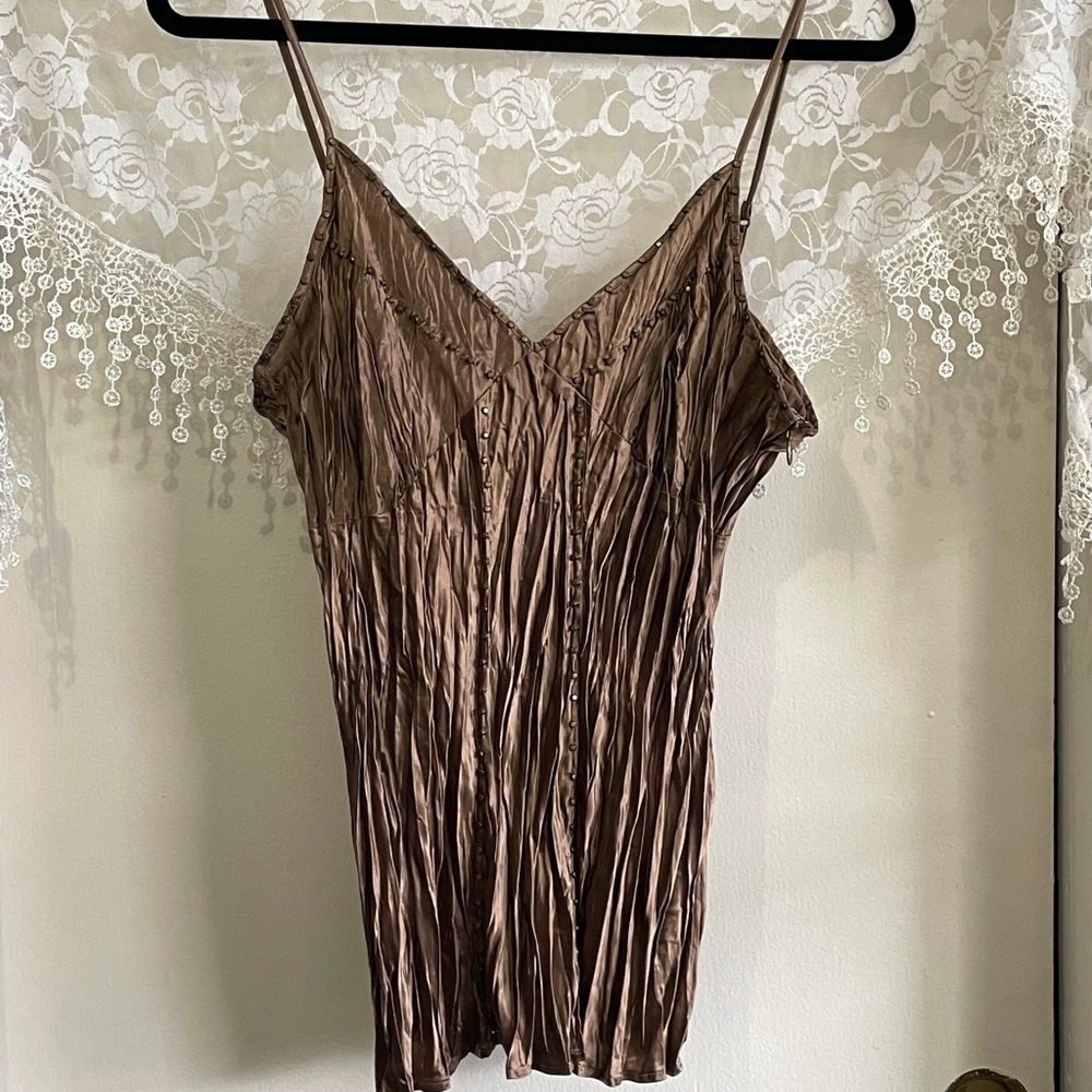 Vintage Plisse Grunge Fairy Top
